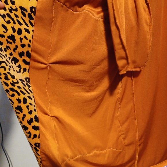 Custom Fairy Velvet Duster Cardigan with Leopard Detail & Smocked Back - Picture 7 of 9